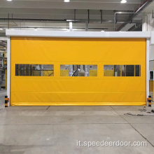Porta dell&#39;otturatore in PVC industriale personalizzato ad alta velocità